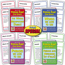Load image into Gallery viewer, Yiddish Card Games - 4-pack A120Y