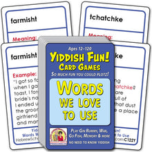 Load image into Gallery viewer, Yiddish Card Game -  Words We Love to Use C122Y