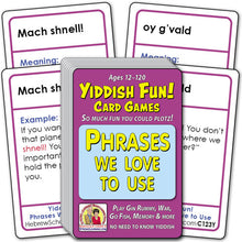 Load image into Gallery viewer, Yiddish Card Game - Phrases We Love to Use C123Y