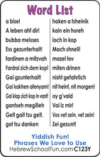 Load image into Gallery viewer, Yiddish Card Game - Phrases We Love to Use C123Y
