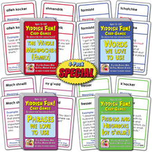 Load image into Gallery viewer, Yiddish Card Games - 4-pack A120Y