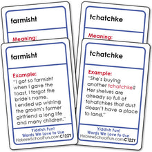 Load image into Gallery viewer, Yiddish Card Game -  Words We Love to Use C122Y